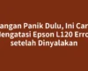 Jangan Panik Dulu, Ini Cara Mengatasi Epson L120 Error setelah Dinyalakan