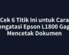 Cek 6 Titik Ini untuk Cara Mengatasi Epson L1800 Gagal Mencetak Dokumen