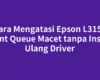 Cara Mengatasi Epson L3150 Print Queue Macet tanpa Instal Ulang Driver