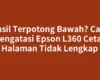 Hasil Terpotong Bawah? Cara Mengatasi Epson L360 Cetak Halaman Tidak Lengkap