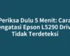Periksa Dulu 5 Menit: Cara Mengatasi Epson L5290 Driver Tidak Terdeteksi