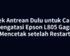 Cek Antrean Dulu untuk Cara Mengatasi Epson L805 Gagal Mencetak setelah Restart