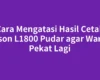 Cara Mengatasi Hasil Cetak Epson L1800 Pudar agar Warna Pekat Lagi