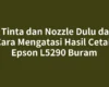 Cek Tinta dan Nozzle Dulu dalam Cara Mengatasi Hasil Cetak Epson L5290 Buram